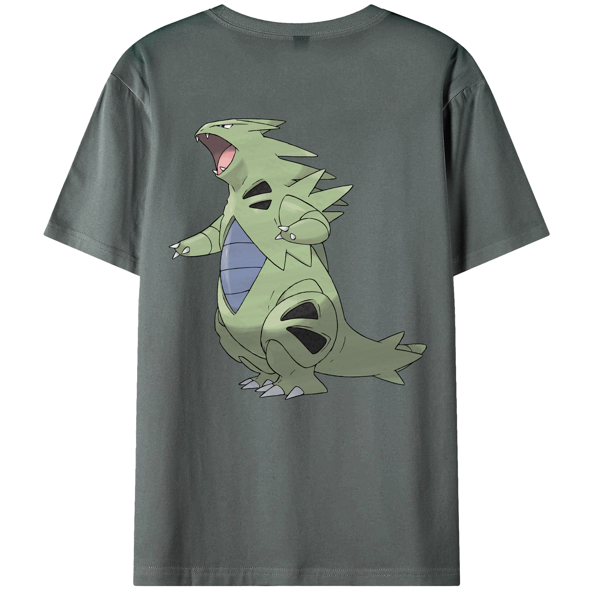 （画像用） ポケットモンスター Pokémon 綿100％ メンズ半袖Tシャツ（バックプリント） 通気性